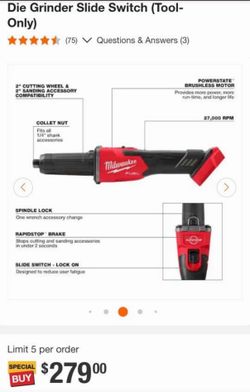 Milwaukee Die Grinder