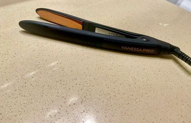 VANESSA PRO Flat Iron Hair Straightener, 100% Pure Titanium Flat Iron