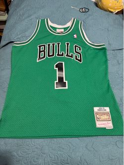 Derrick Rose Chicago Bulls 2008-09 Green Authentic Swingman Jersey