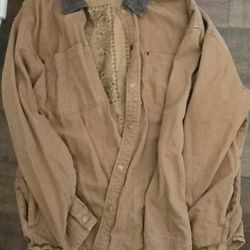 Zara men shirt jacket size xl