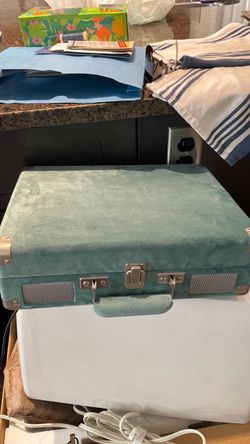 Crosley Green Velvet Bluetooth Record Player