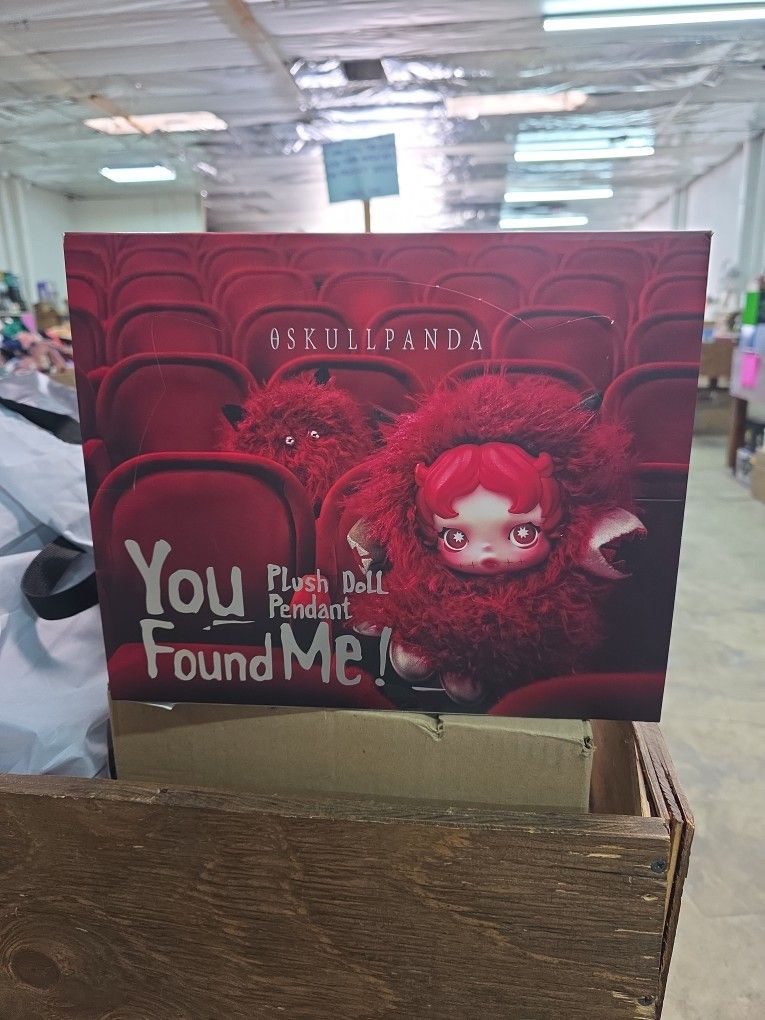 POP MART SKULLPANDA, You Found Me Series Plush Doll Pendant- 9 DESIGNS