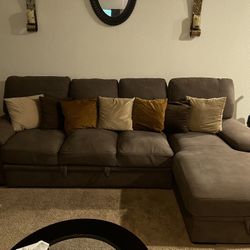 Sofa With Trundle And Storage 