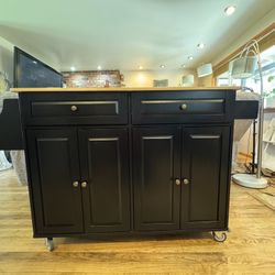 Kitchen island cart  ( Extra Counter Space).