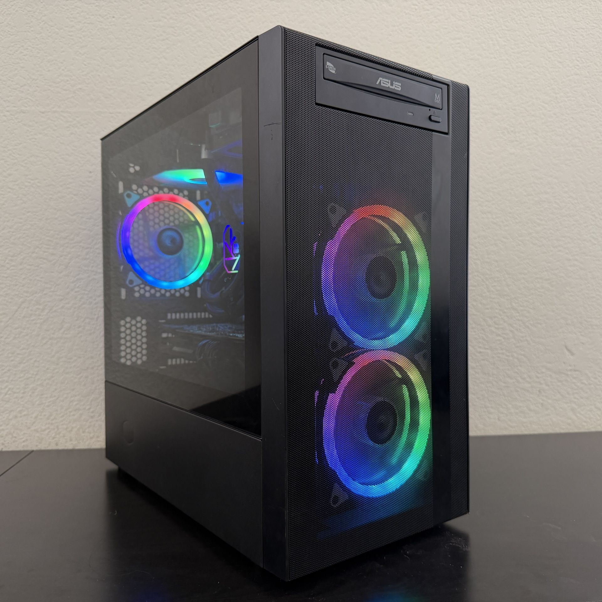 FAST Liquid Cooled Gaming PC Computer (Ryzen 5 5500, GTX 970, 16GB RAM, 512GB NVMe + 1TB HDD)