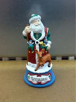 Vintage ACCENTS UNLIMITED Wee Crafts “SANTA OF GERMANY” Collectors SERIES #21630 CHRISTMAS Decoration 👀 please read description)