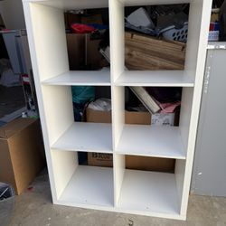 6 White Cube Organizer 