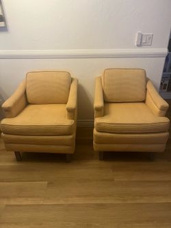 Barrel chairs