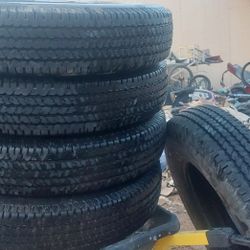5 Goodyear Trailer Tires 19.5