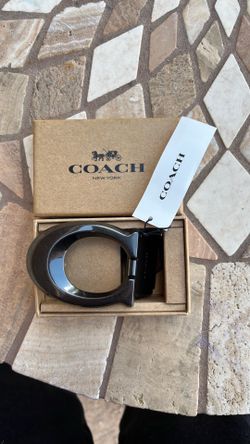 Coach belt buckle