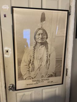 Chief Sitting Bull 1973 Vintage Poster