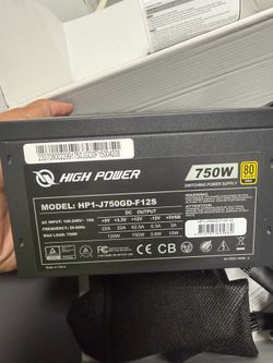750W 80+ Gold Power Supply – High Power HP1-J750GD-F12S