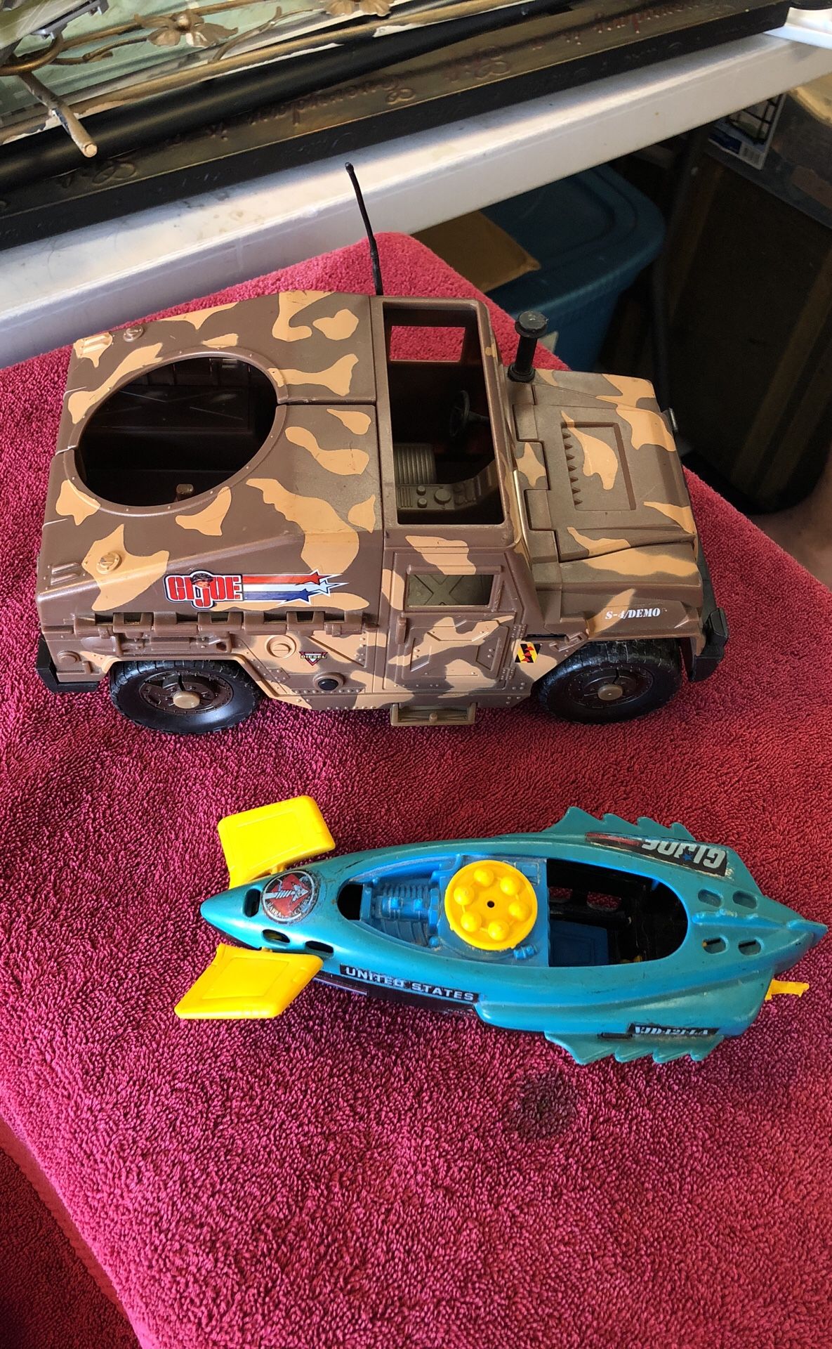 GI JOE VEHICLES -Humvee and submarine
