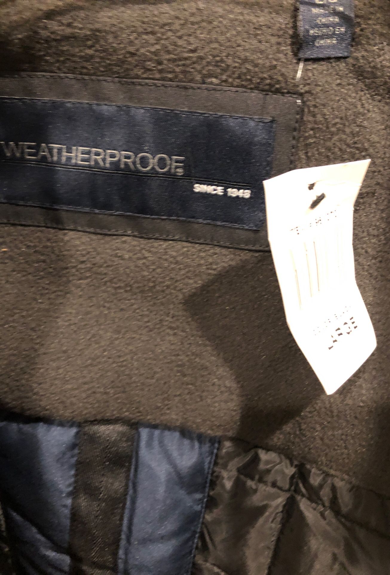 Weatherproof Jacket Size Large