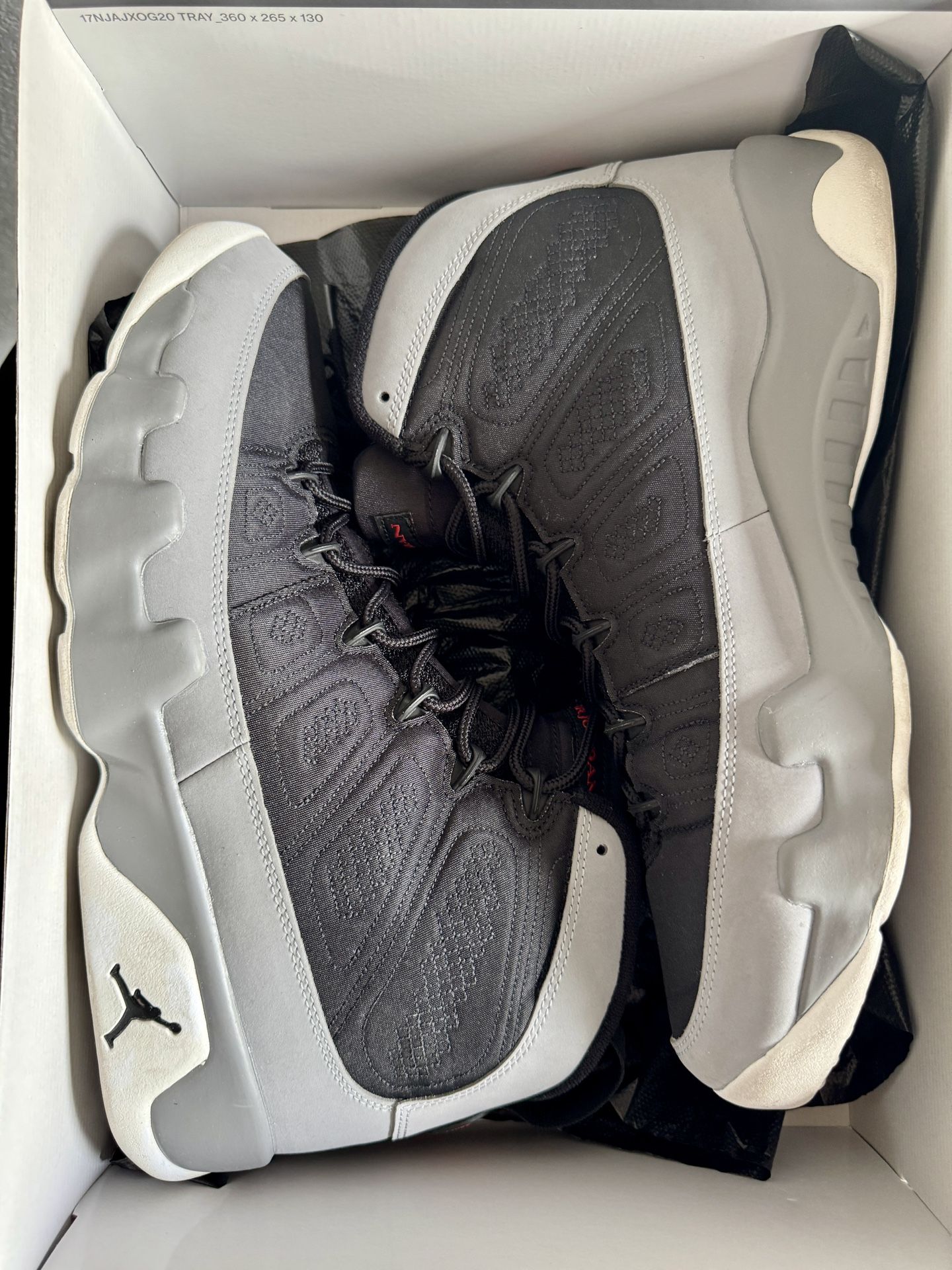 2022 Air Jordan 9 Retro 'Particle Grey' - Men’s Size 12