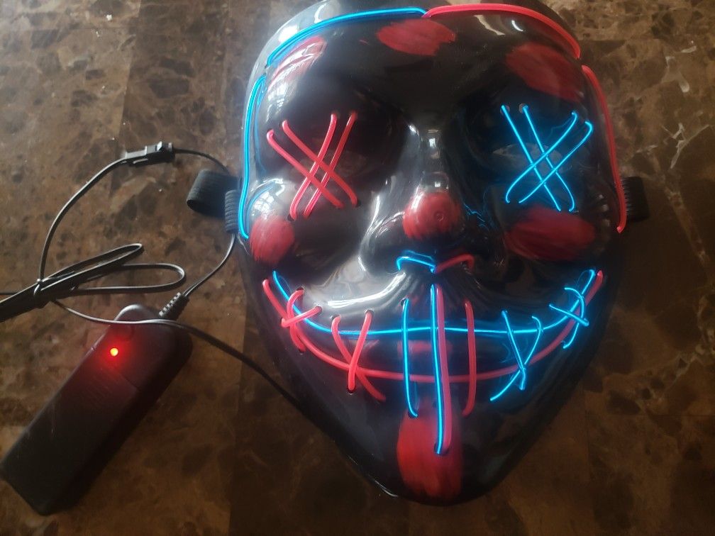 Light Up Halloween Mask