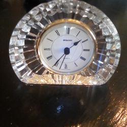 Crystal  Clock Made In Germany, Works Great Needs Battery 12.00 OBO.. Thumbnail