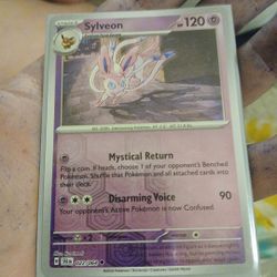 NEW RARE Sylveon in Protector Sleeves As All Are 