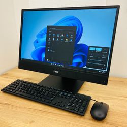 Dell i7 8th Gen 6 Core Full HD PC AIO Desktop / Windows 11 Pro / SSD 500GB / RAM 8GB / WiFi AC / Bluetooth / Keyboard & mice