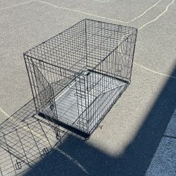 Large Collapsible Wire Dog Crate 
