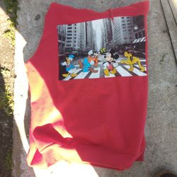 Boys Hooded Disney Sweatshirt Large