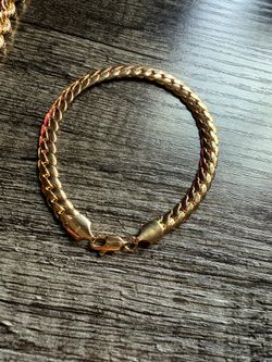 Gold Plated Men’s Bracelet 