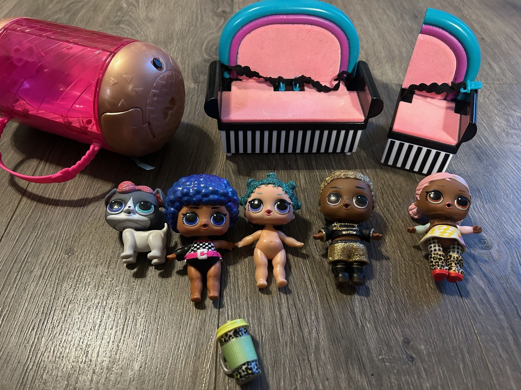 LOL Surprise! Bundle of Dolls and Accessories and Furniture
