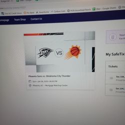Phoenix Suns Vs Okc Thunder 