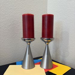 Silver Candle Holder