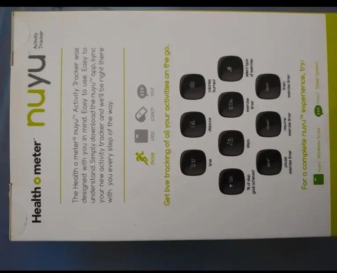 Nuyu Health O Meter Personal Activity Monitor Tracks Movement and Sleep Quality.... CHECK OUT MY PAGE FOR MORE ITEMS