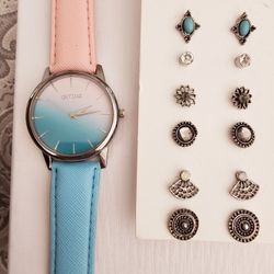 Ladies Watch Combo Set 