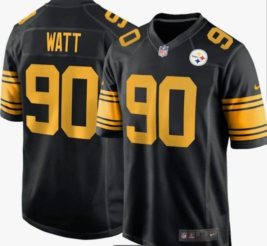 New! Men's T.J. Watt Pittsburgh Steelers Alternate Game Jersey