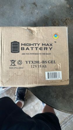 2025 Mighty Max YTX20L – BS Gel