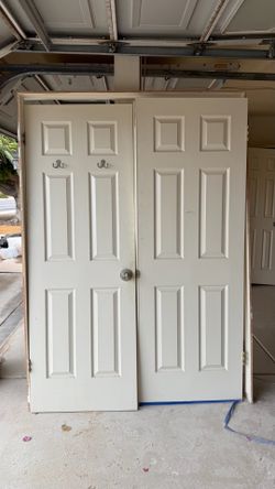 2. 30 inch French Door Double Interior Door with Frame
