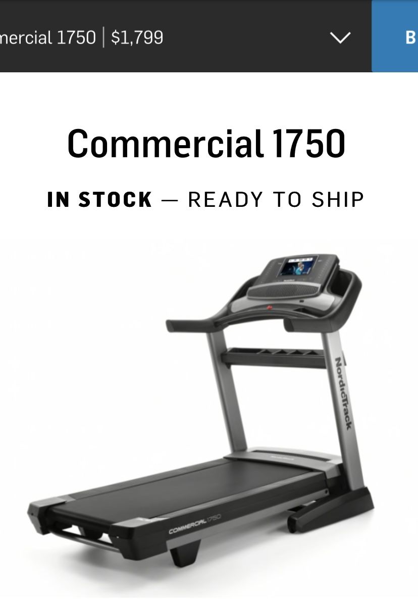 NordicTrack 1750 Treadmill 