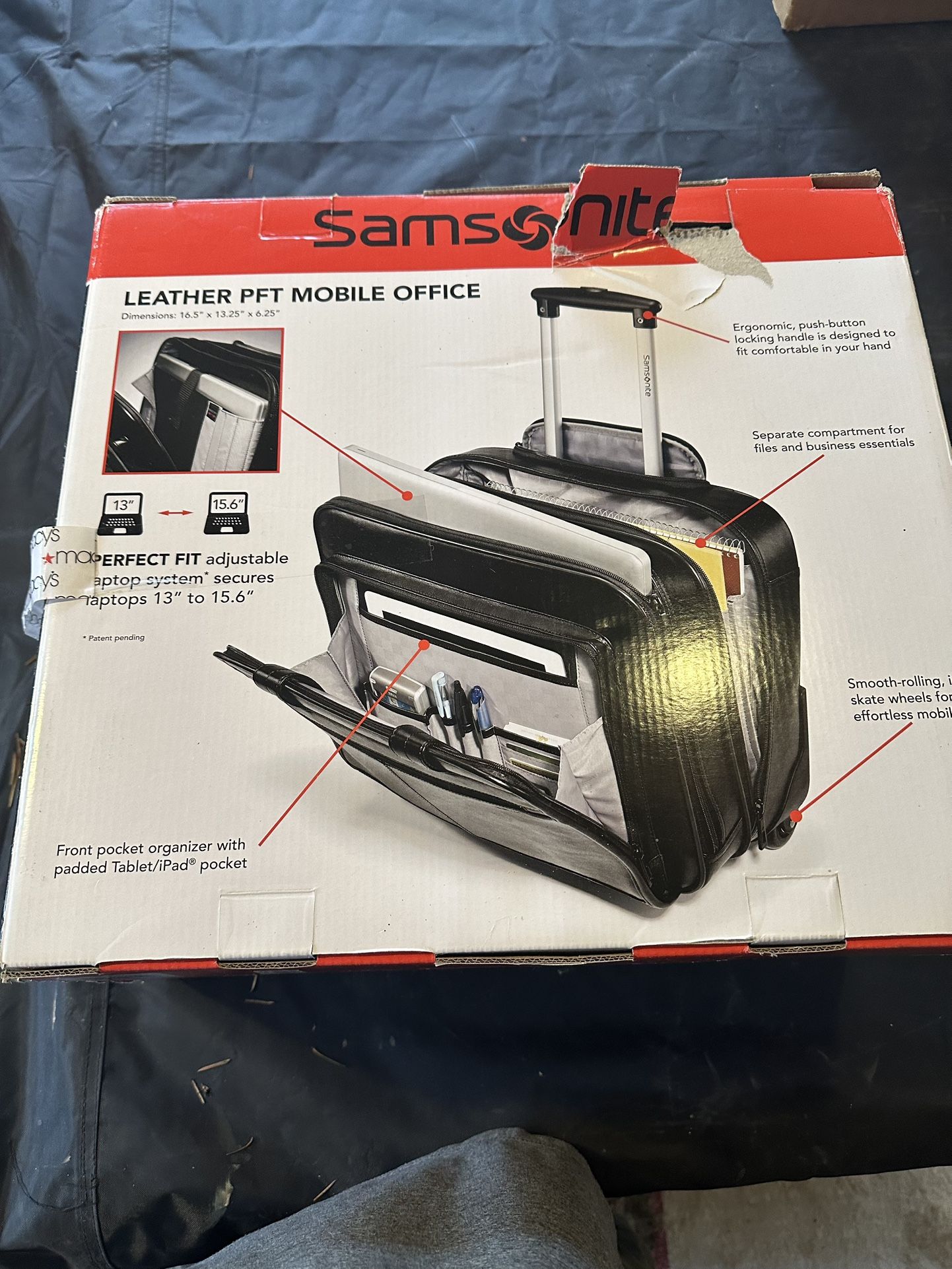 Leather Portable Office Bag