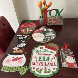 Christmas Decorations (signs)