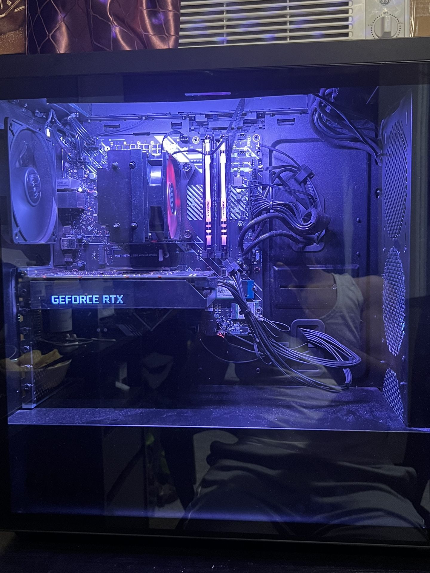 HP OMEN - 40L Gaming Desktop - Intel Core i5-12400F - HyperX 16GB Memory - NVIDIA GeForce RTX 3060 - 1TB SSD - Nightfall Black