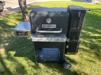 MasterBuilt Gravity Series Digital WiFi Charcoal Grill, Griddle and Smoker in Black