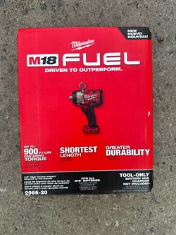 Milwaukee M18 FUEL 18V Lithium-Ion Brushless Cordless High Torque 1/2 in. Impact Wrench w/ Pin Detent (Tool-Only)  $239 New