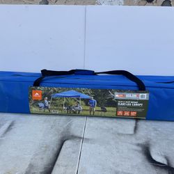 Ozark Trail 10-foot x 10-foot Instant Slant-Leg Canopy in blue
