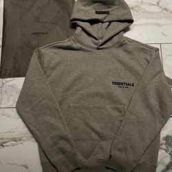 Essentials Fear Of God Dark Oatmeal SS22 Hoodie