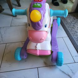 VTech Prance and Rock Learning Unicorn, Rocker to Rider Toy

