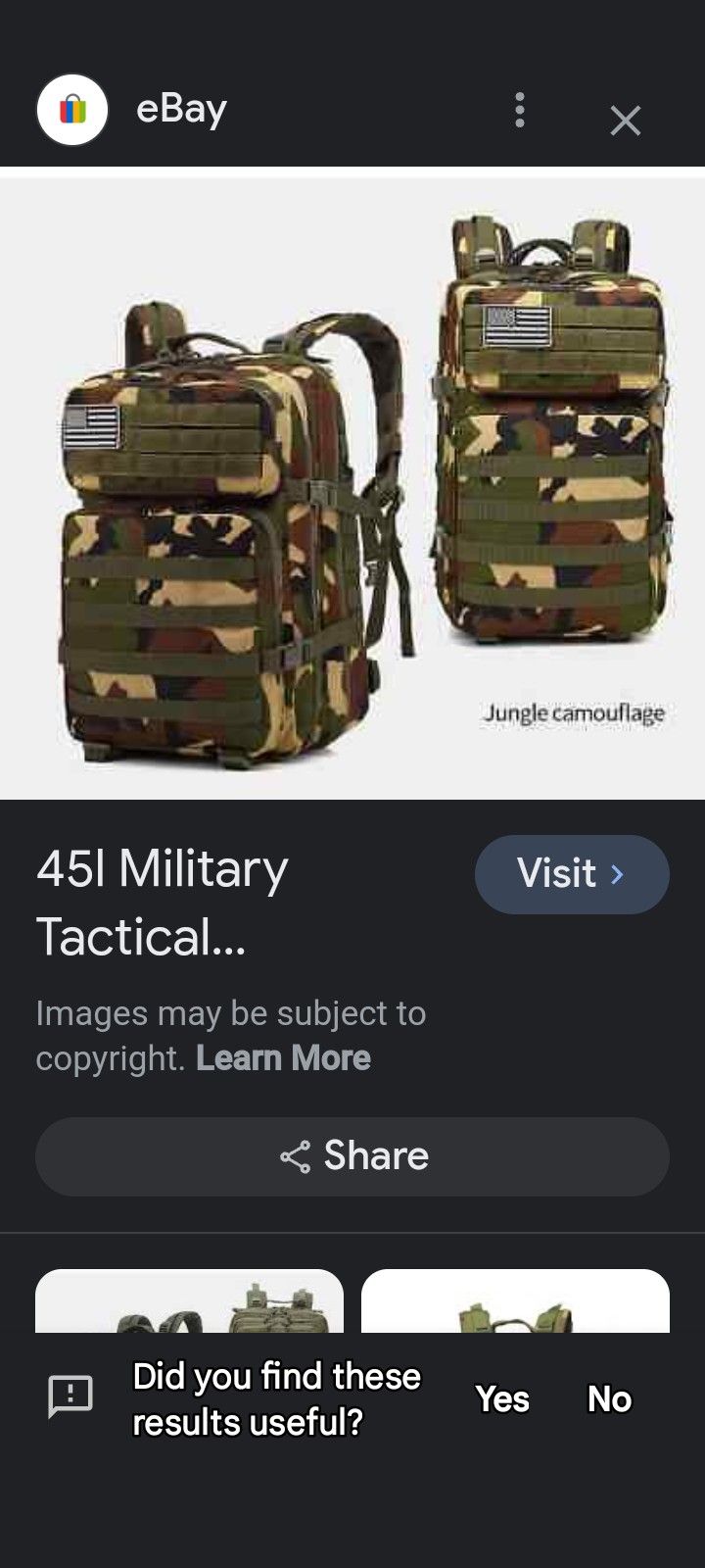 Military Tackle Backpack
