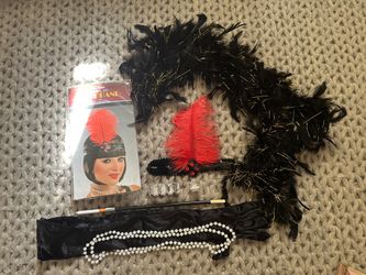 1920s flapper Headband And Extra Accessories 