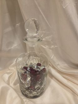 Vintage Glass Wine Decanter 