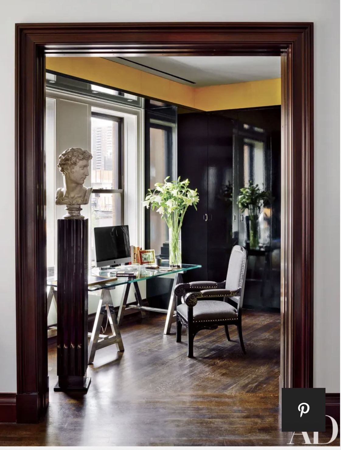 Elegant Glass Desk 