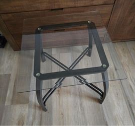3 Glass Top Coffee/Side Tables – Dark Espresso Frame