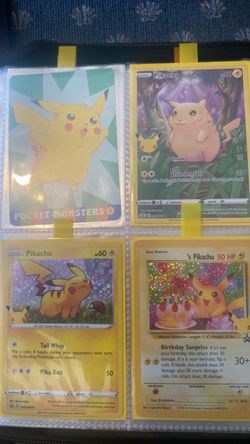 Pikachu Pokemon Cards