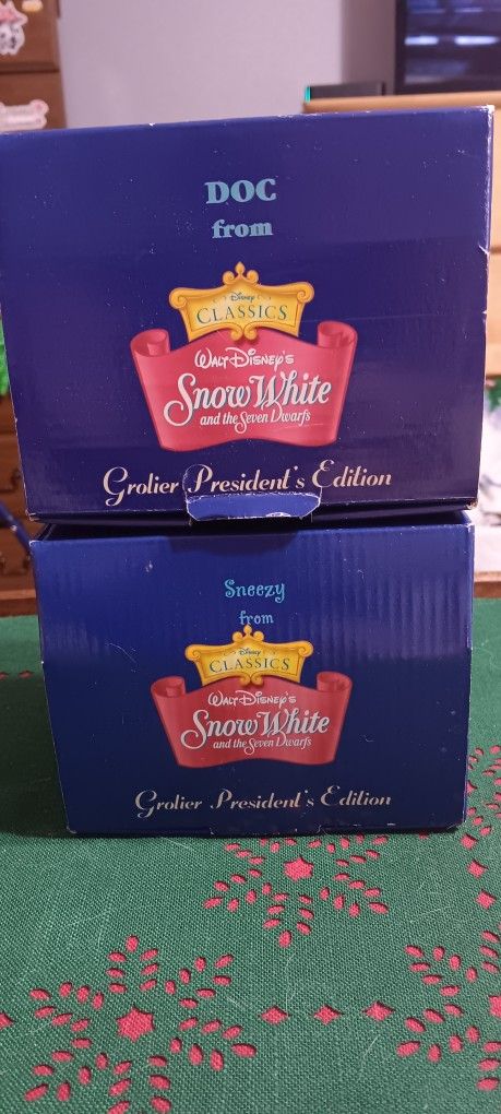 Doc & Sneezy Ornaments